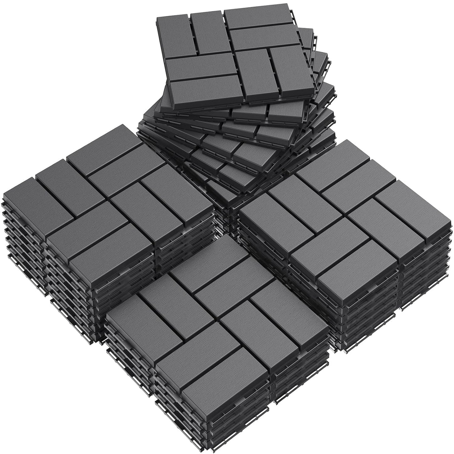 Goovilla Interlocking Deck Tiles for Outdoor Patio Flooring
