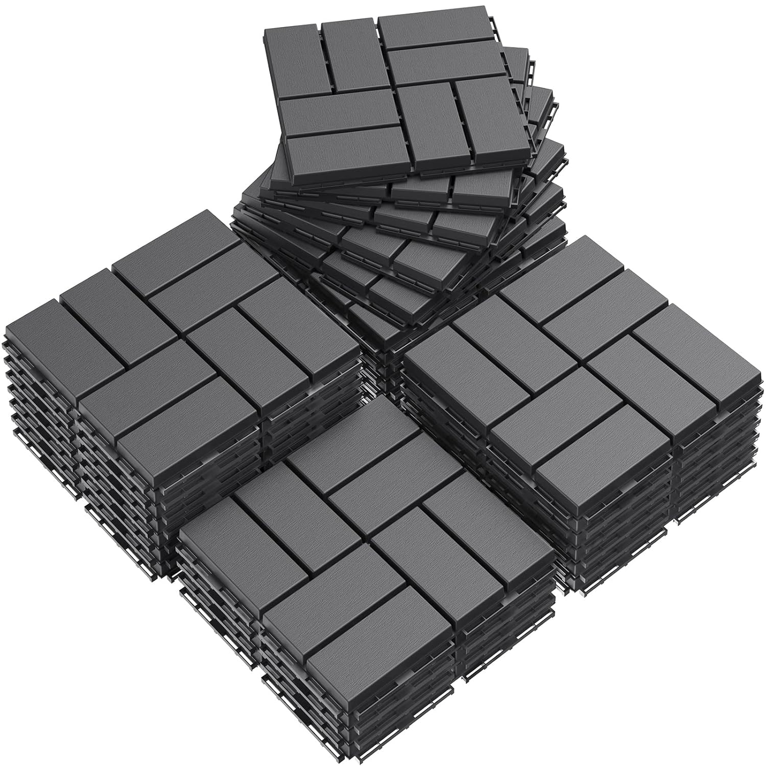 Goovilla Interlocking Deck Tiles for Outdoor Patio Flooring