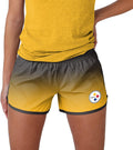 FOCO Women's NFL Team Logo Ladies Running Shorts - Comfortable Fan Fit