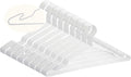 Heavy Duty Metal Hangers 40 Pack - Space Saving White