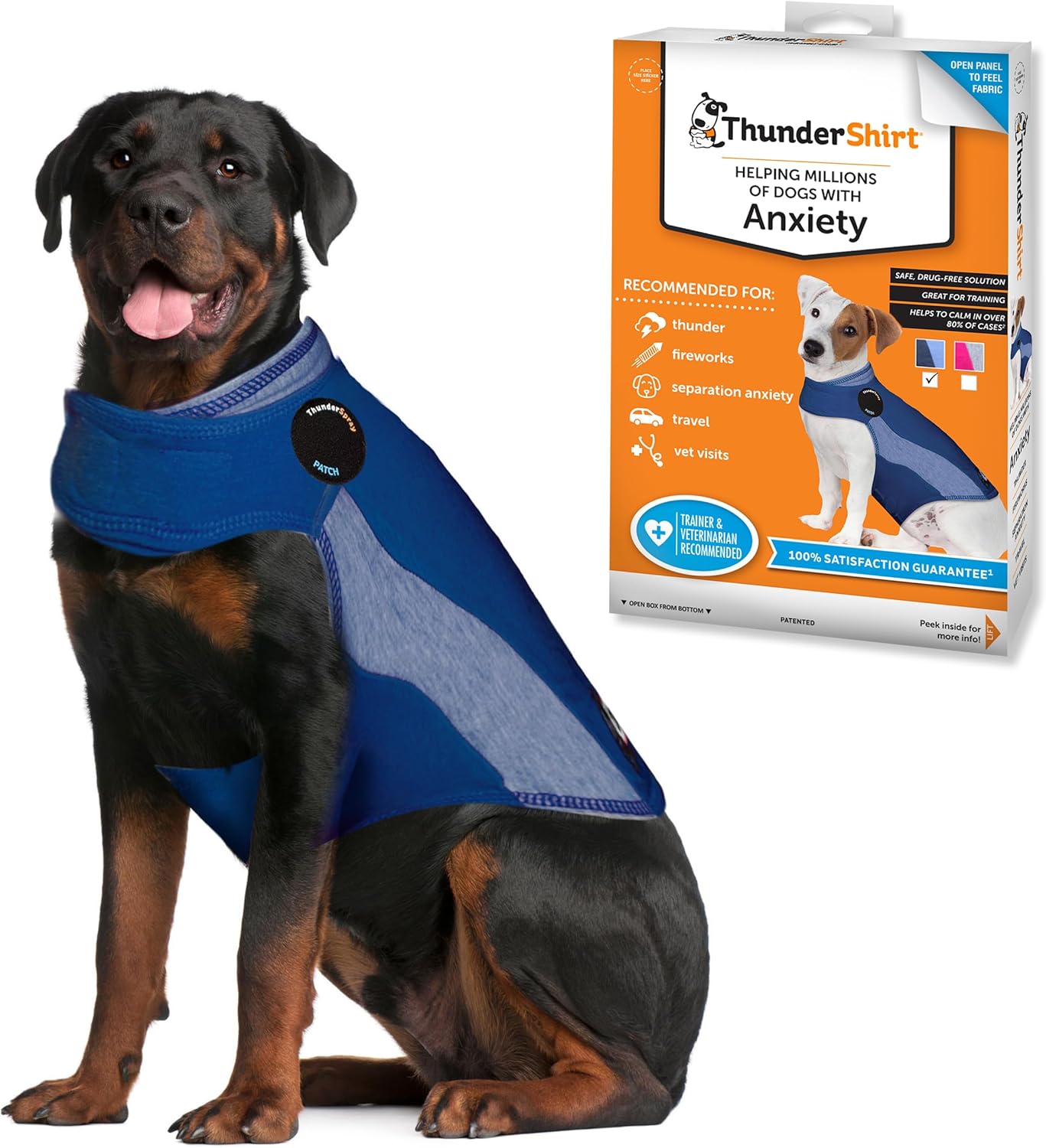 ThunderShirt for Dogs XX Large Blue Polo Calming Vest Review