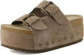 CUSHIONAIRE Guru Platform Sandals for Women - Stylish Comfort