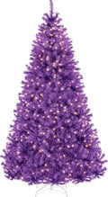 Best Choice Products 7.5ft Pre-Lit Purple Christmas Tree - Full