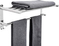 Towel Bars Retractable 20-30 in Stainless Steel Double Bar - Space