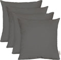 Sunbrella Square Throw Pillows Set of 4 24in x 24in - Outdoor