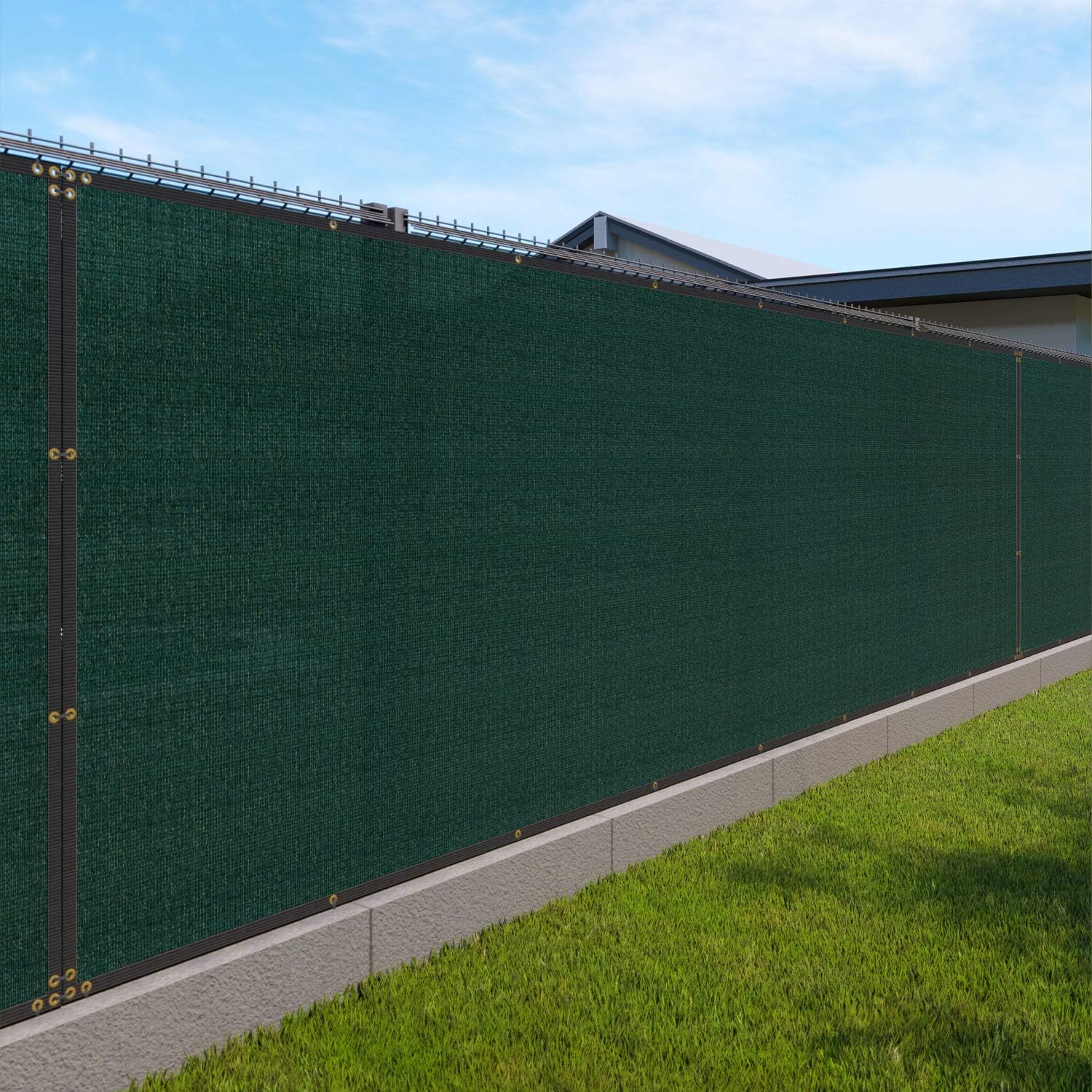 Windscreen4less 4ft x 24ft 10in Heavy Duty Privacy Fence Screen