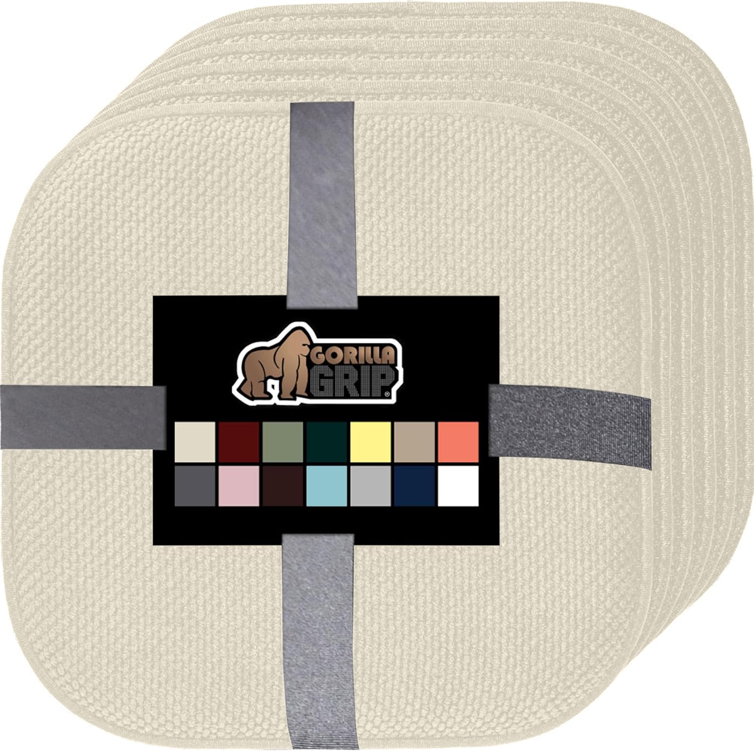 GORILLA GRIP Slip Resistant Chair Cushions for Ultimate Comfort
