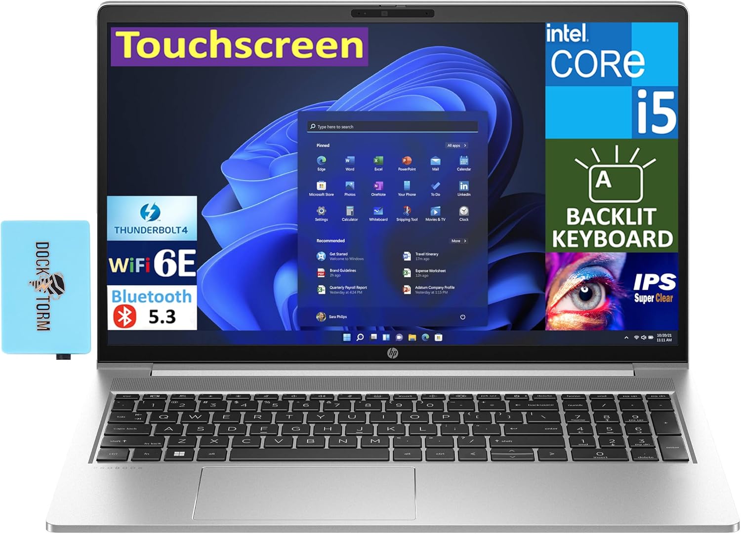 HP Probook 450 G10 Touchscreen Laptop with 64GB RAM and 1TB SSD