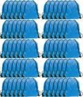 GoodtoU Drawstring Bags for Sports and Travel - 60Pcs Sky Blue