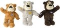 Kong Medium/Large Wild Knot Bear for Dogs - Pack of 3 Toys