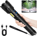 Rechargeable Flashlight 90000 High Lumen - Super Bright Outdoor Light