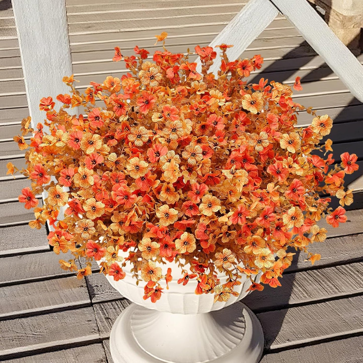 Agusbagli 72 Bundles Fake Fall Flowers for Outdoor Decor