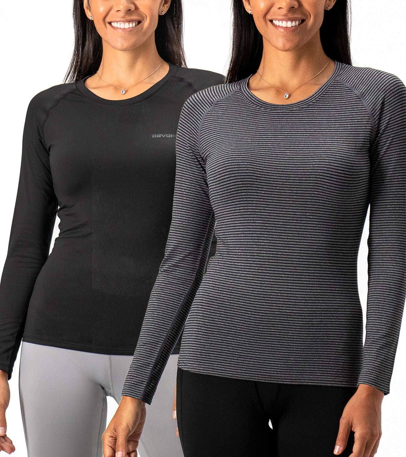 DEVOPS Women's Thermal Long Sleeve Shirts for Ultimate Comfort