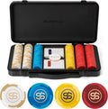 SLOWPLAY Godel 14g Clay Poker Chips Set for Enthusiasts