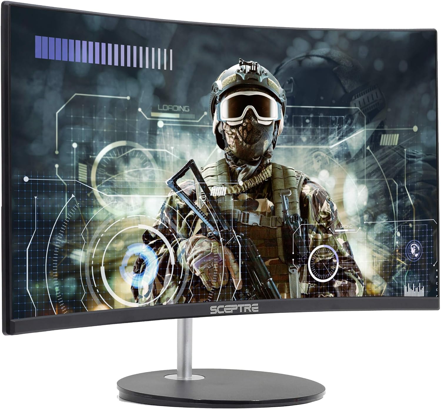 Sceptre 24 Curved Gaming Monitor: 1080p Full HD, Immersive Display