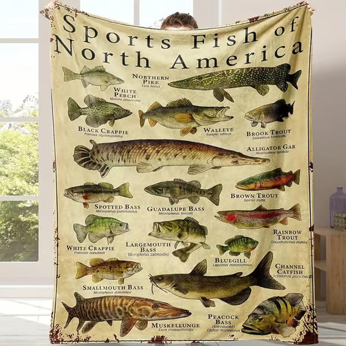 Unique Fisherman Gift Blanket
