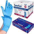 1000Pcs SunnyCare 8200 Blue Nitrile Medical Exam Gloves - X-Small