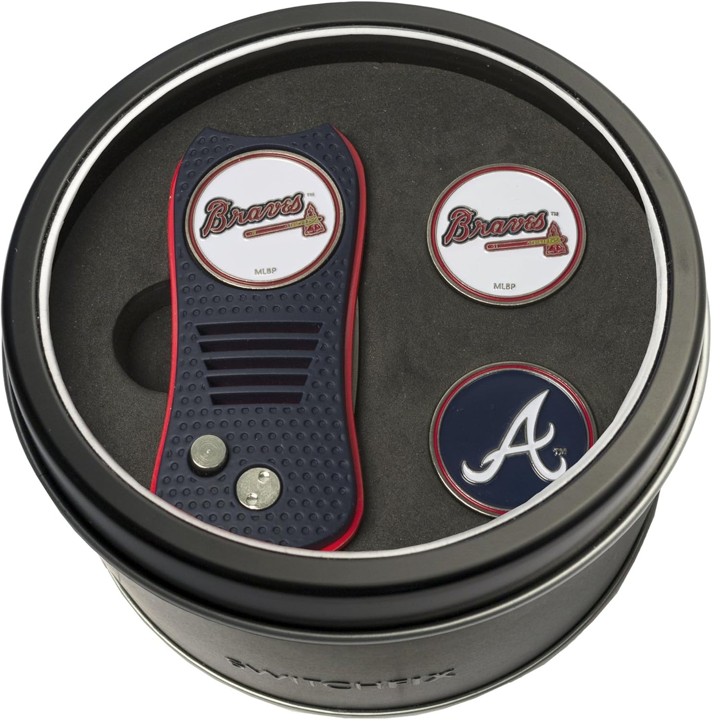 MLB Tin Gift Set: Retractable Divot Tool + Markers