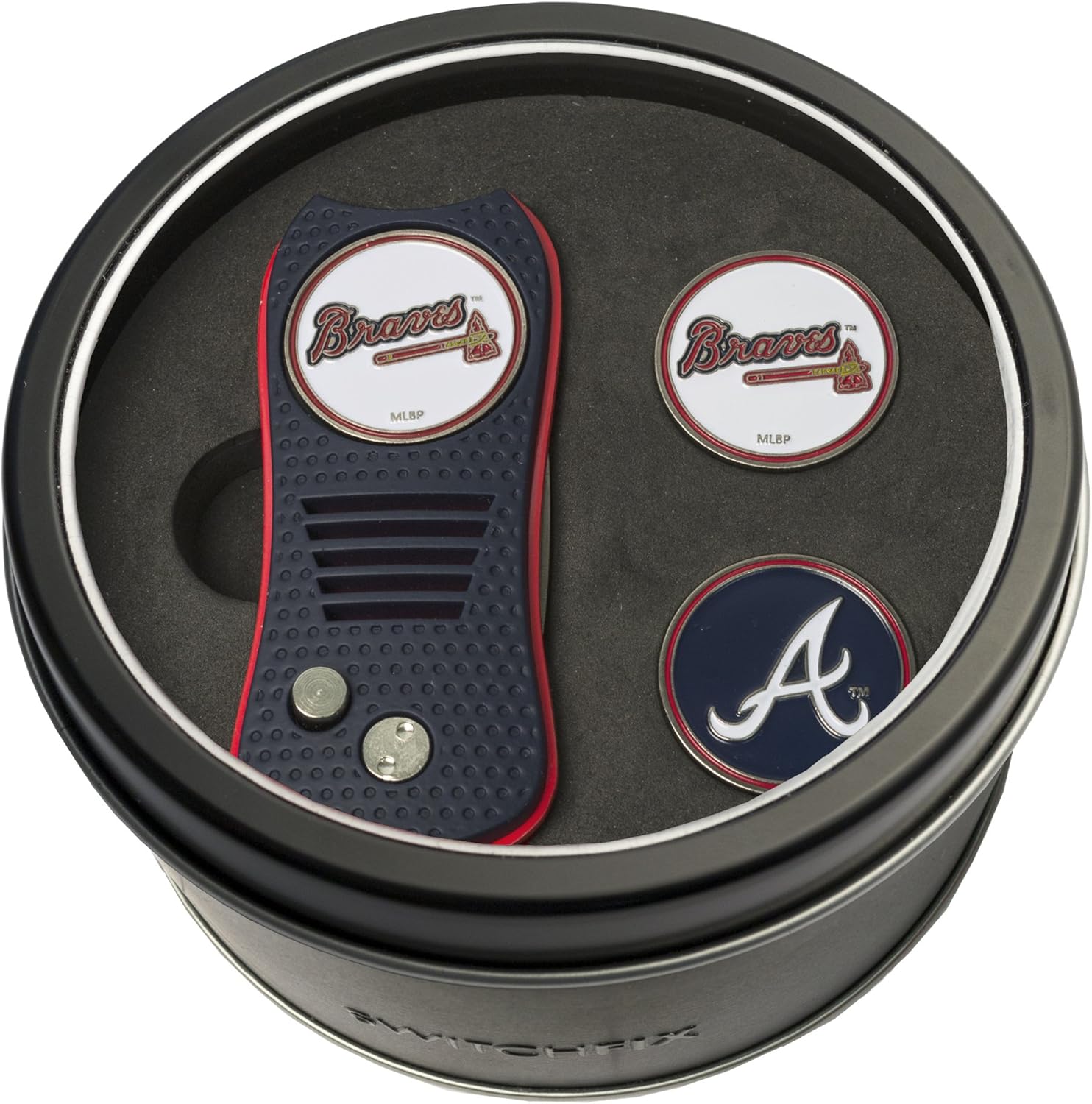 MLB Tin Gift Set: Retractable Divot Tool + Markers