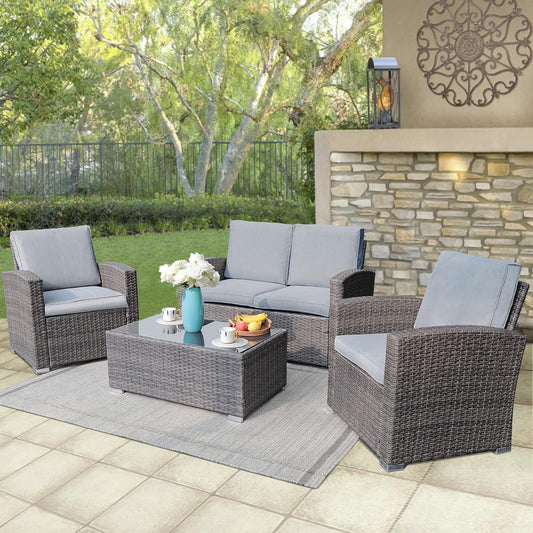 JOIVI Patio Furniture Set for Stylish Outdoor Relaxation