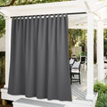 Outdoor Curtains Extra Long Blackout Privacy Waterproof - 100 x 120 in