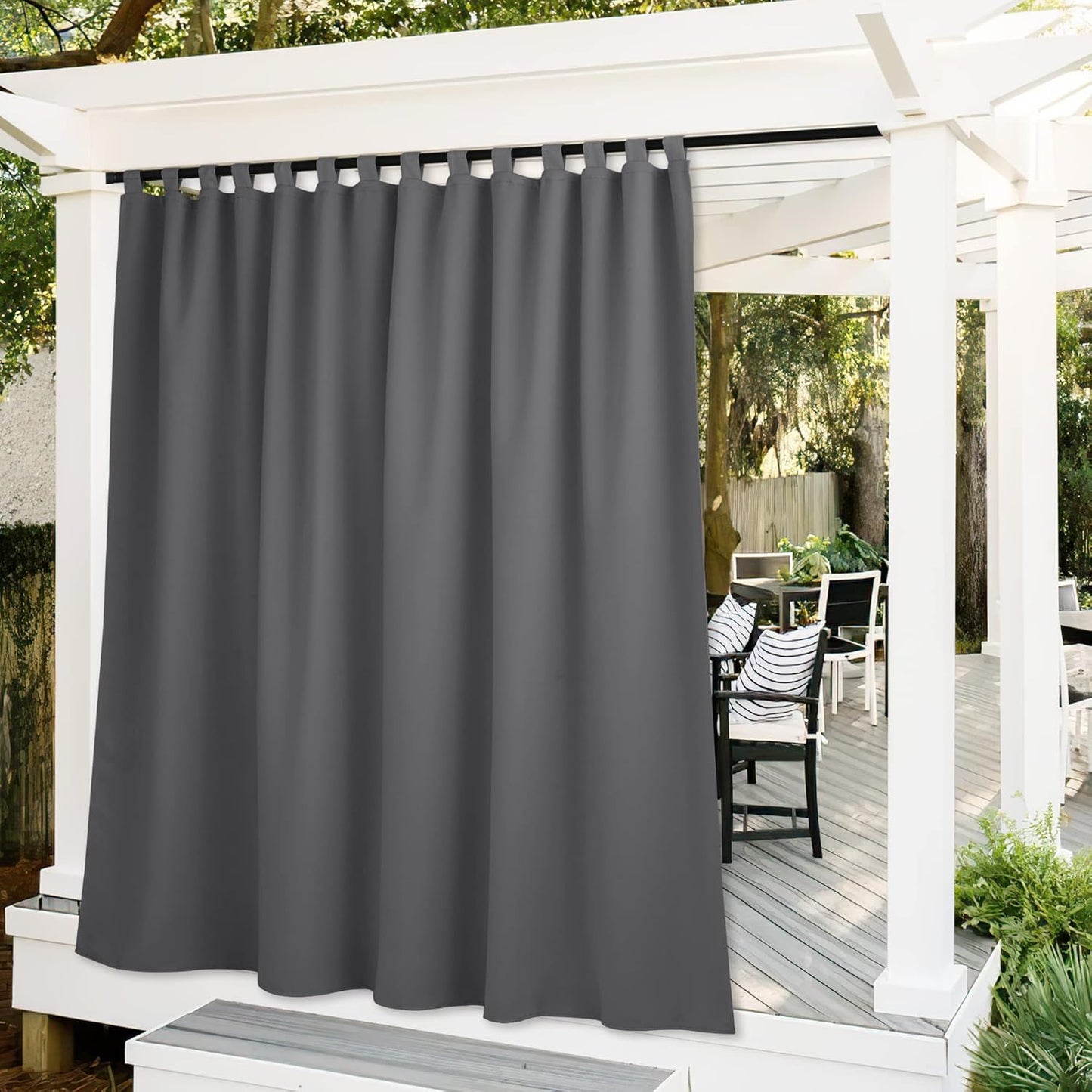 RYB HOME Outdoor Curtains Extra Long for Privacy and Sun Block