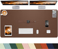 Desk mat Large Leather Desk Pad Protector 48ft x 24ft - Large Mouse