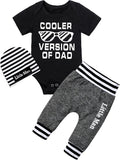 Fommy Newborn 3PCS Outfit - Adorable 'New to The Crew' Set