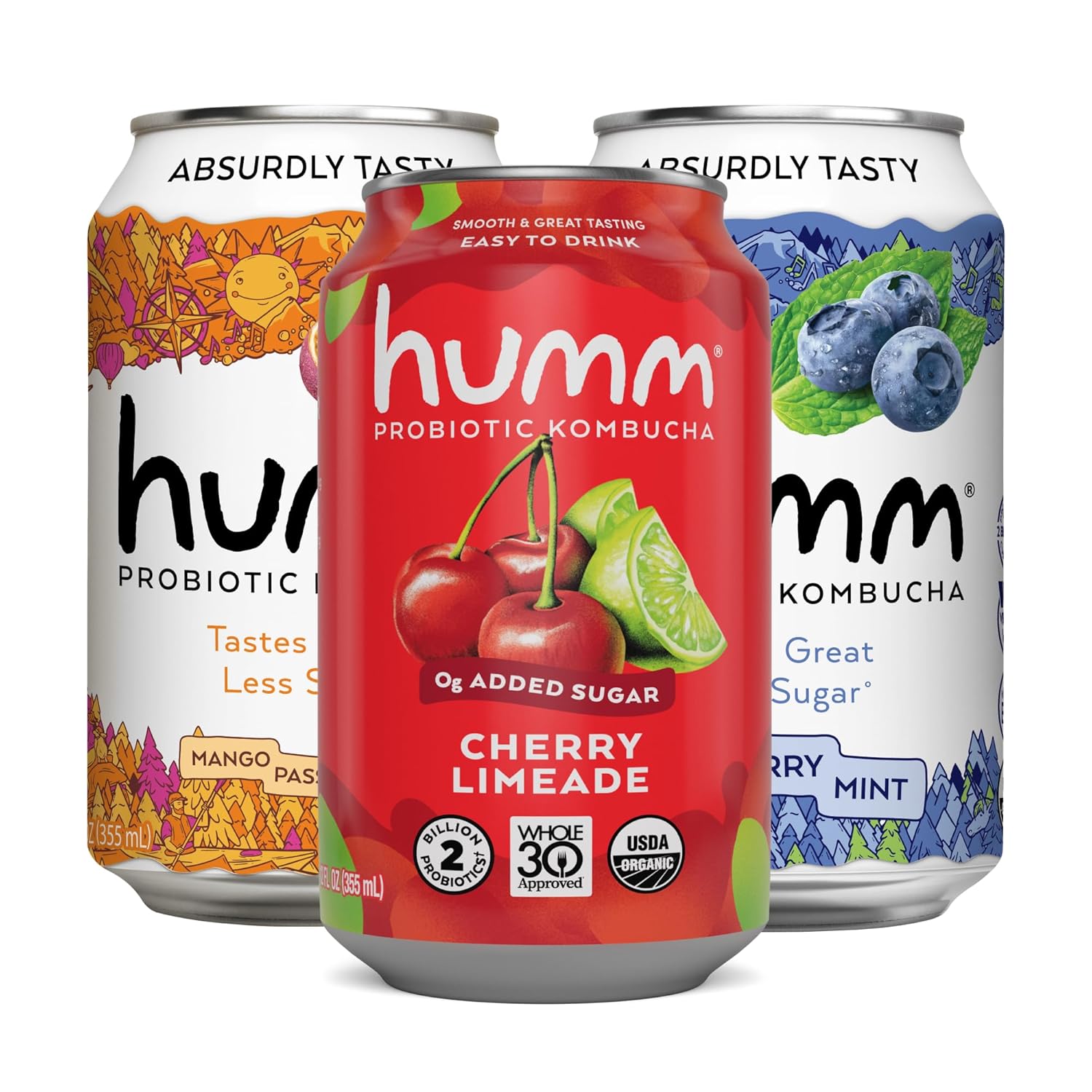 Humm Kombucha Seasonal Variety 12 Pack: Flavorful & Healthy