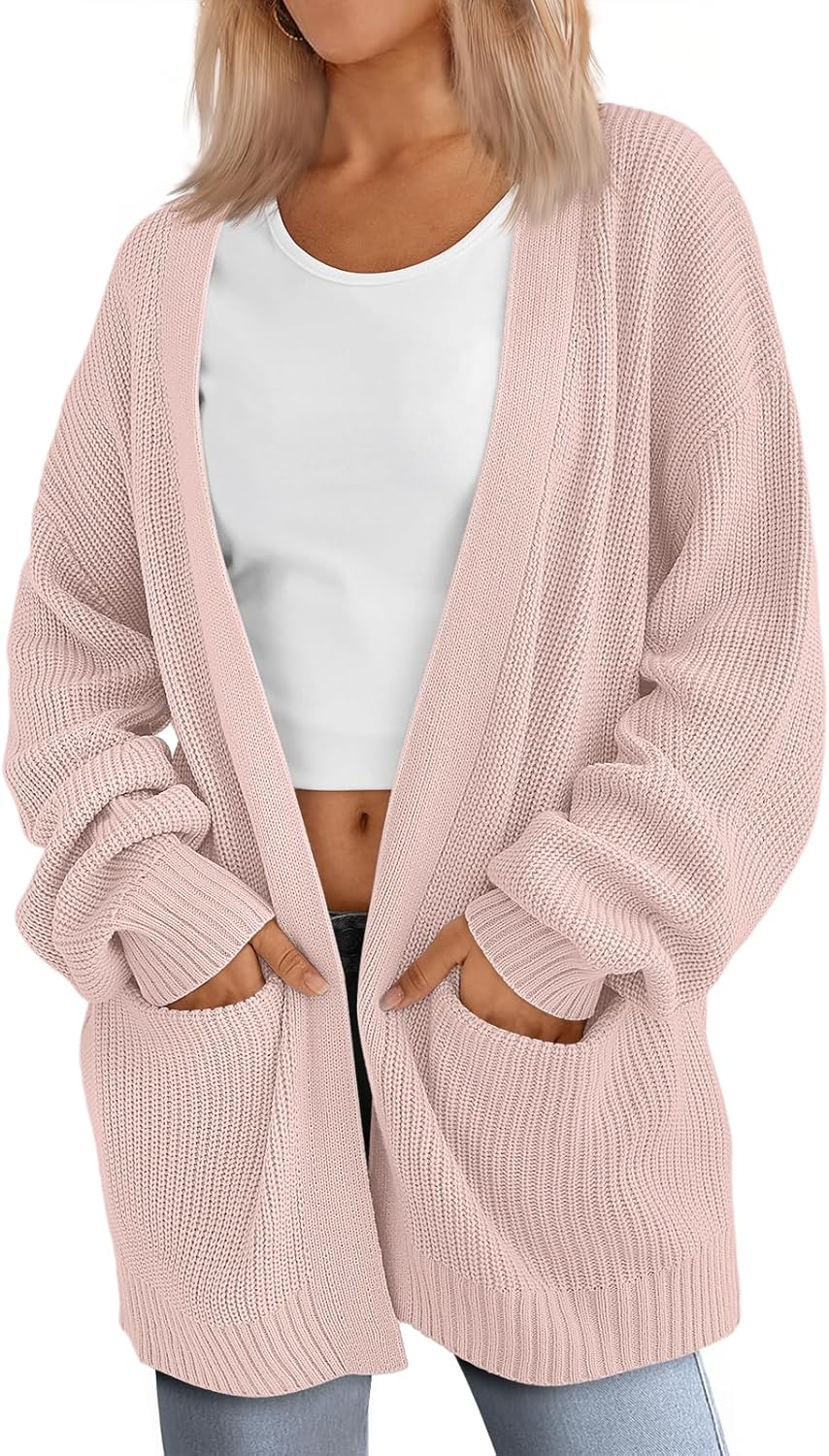 LILLUSORY Womens Oversized Cardigans for Cozy Comfort and Style