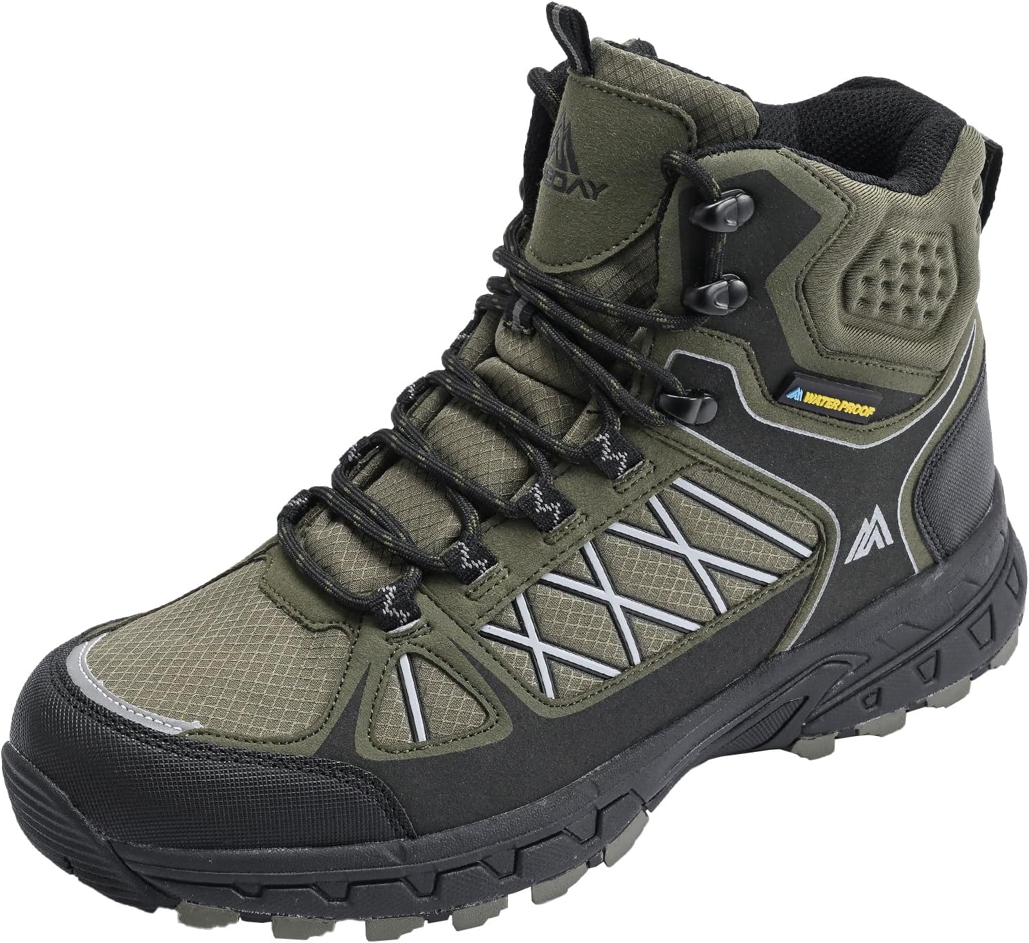 Queday Waterproof Men's Hiking Boots: Lightweight Protection