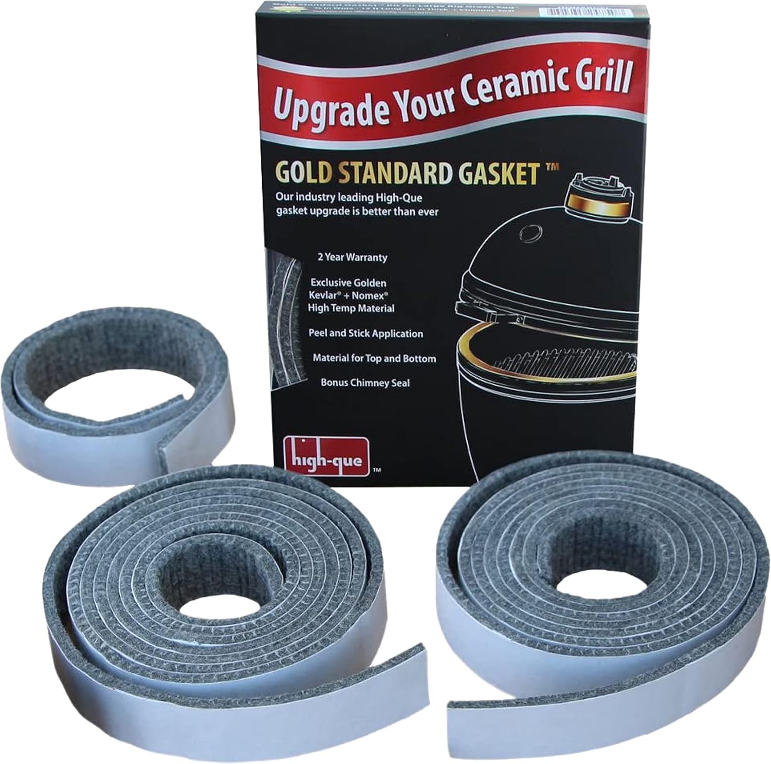 Gold Standard Nomex and Kevlar Gasket for Primo Oval Grill