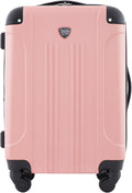 Travelers Club Chicago Hardside 20in Carry-On Spinner - Rose Gold