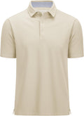 MAGCOMSEN Men's Polo Shirt Cotton Pique Short Sleeve - Cooling Classic