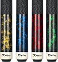 Kmise Pool Cue Stick Set 58in 13mm Tips - Pro Canadian Maple Cues