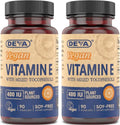 DEVA Vegan Natural Source Vitamin E 400IU with Mixed Tocopherols