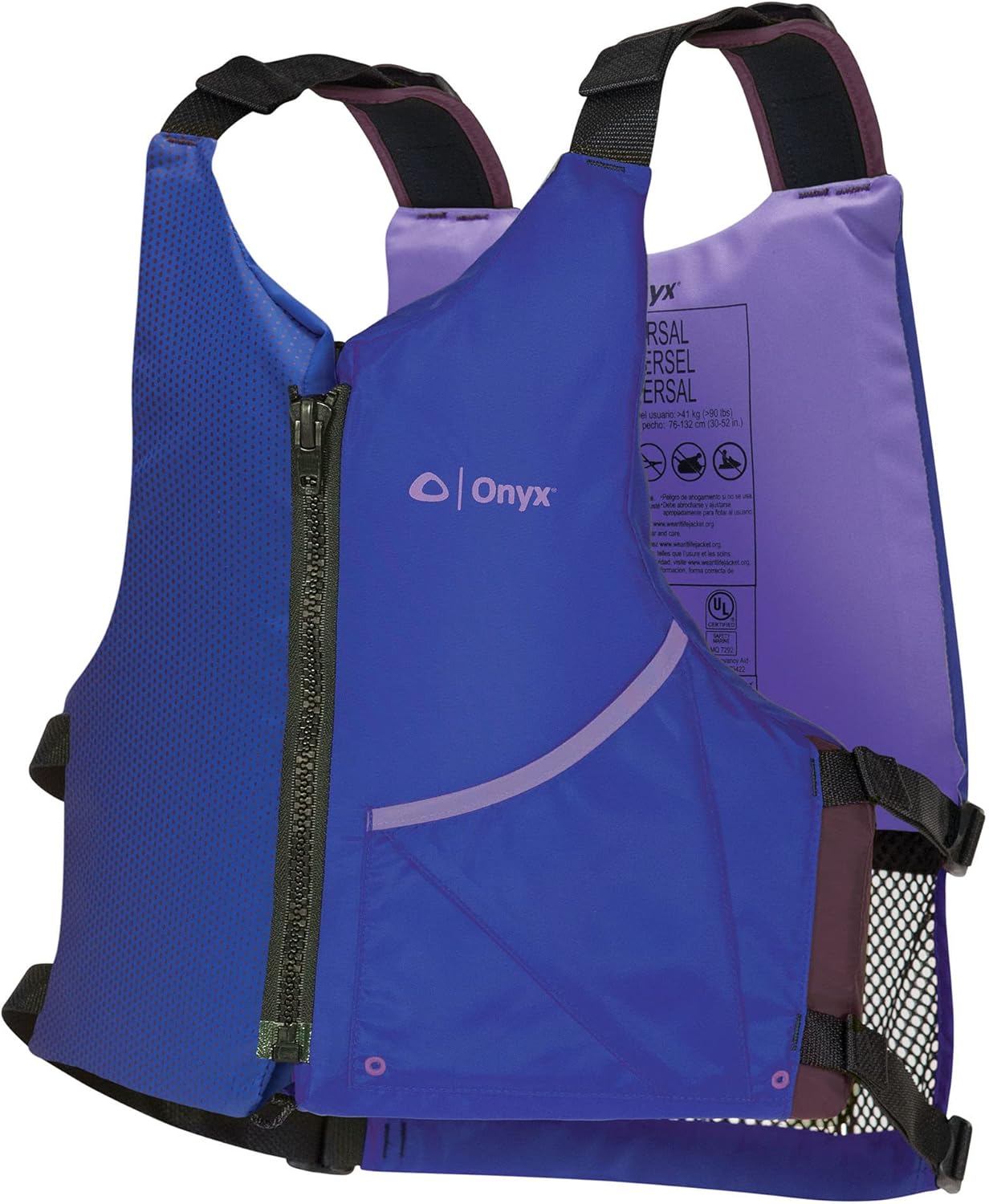 ONYX Universal Paddle Life Vest for Kayaking and Boating Safety