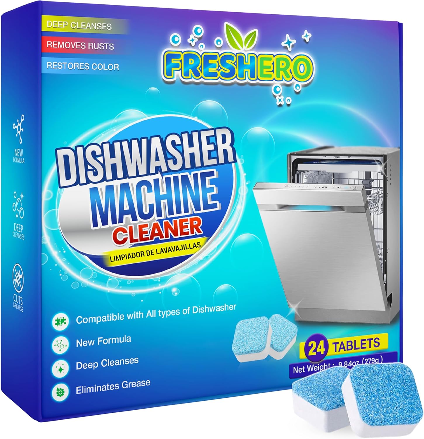 Deep Clean Dishwasher Tablets Pack - 1 Year Supply!