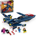 LEGO Marvel X-Men X-Jet Toy - Displayable Buildable Fighter Jet