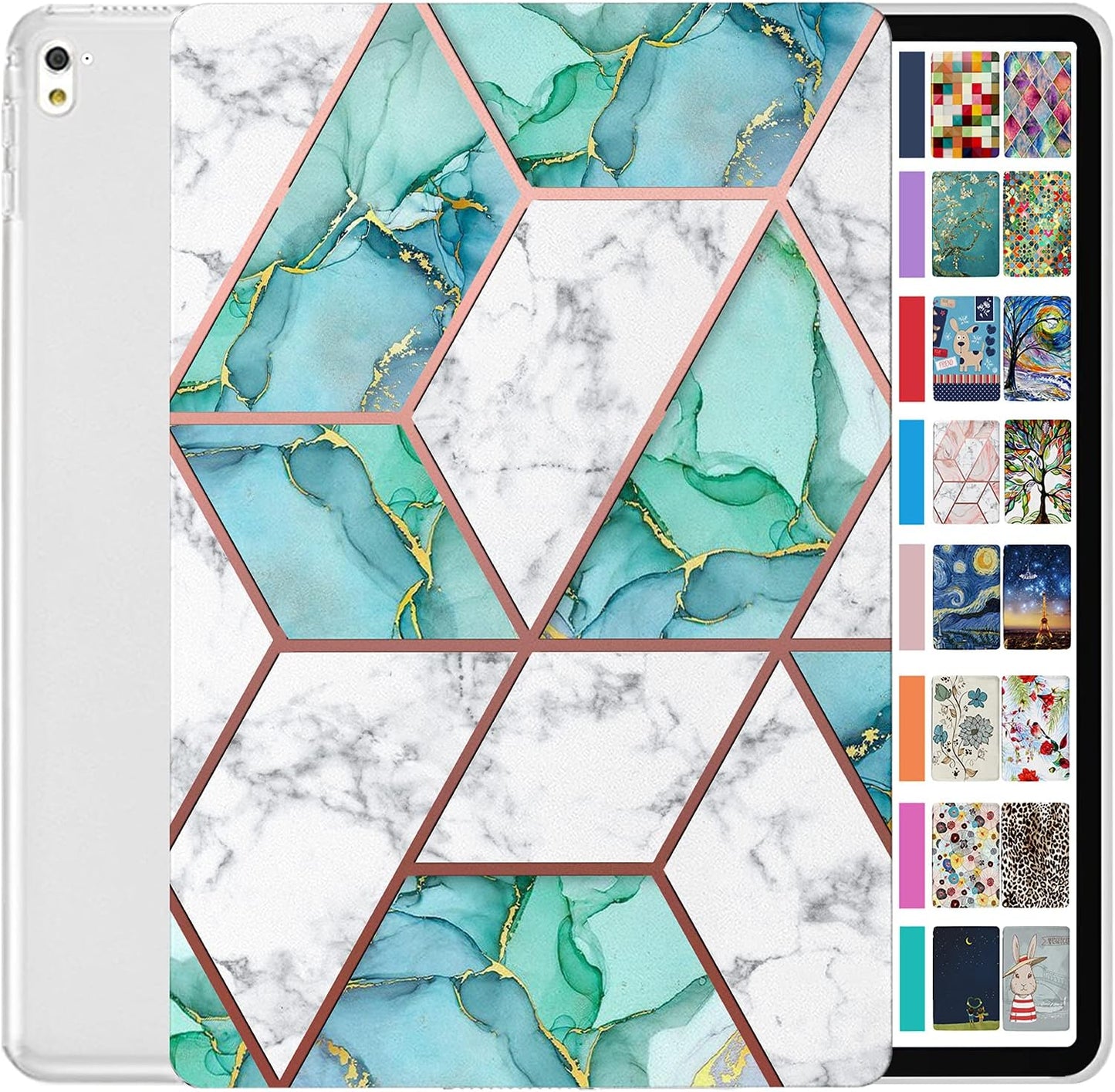 DuraSafe iPad Pro 9.7 Case - Marble Green for 2016 Models