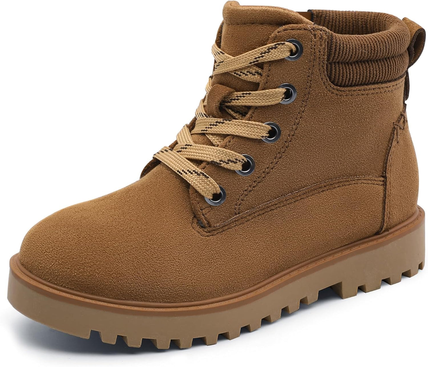 MIXIN Girls Boys Combat Hiking Snow Boots Waterproof Non-Slip