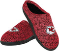 FOCO NFL Mens Poly Knit Cup Sole Slipper - Comfortable Team Slippers