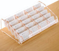 Business Card Holder for Desk - Large Capacity Acrylic Stand
