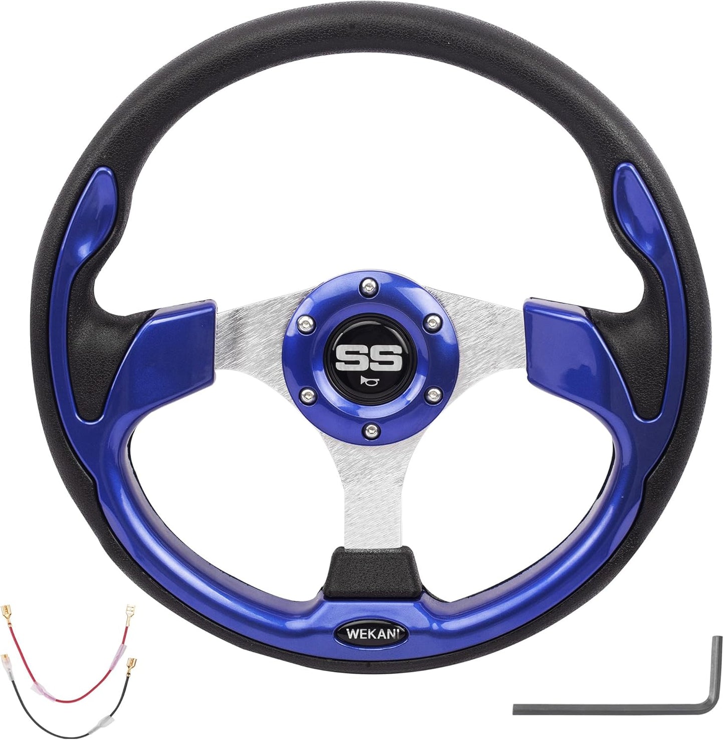 Golf Cart Steering Wheel for EZGO Club Car Yamaha Blue Style