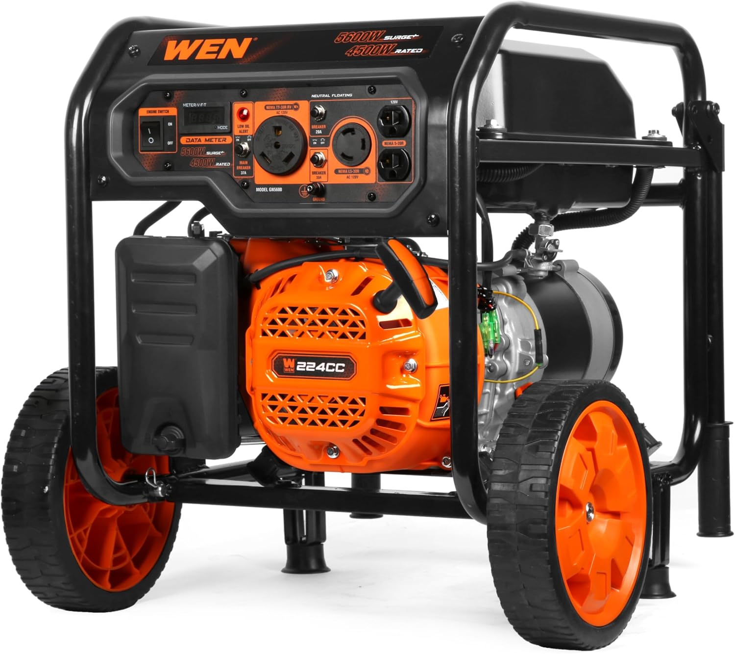 WEN 5600-Watt Portable Generator for Home and RV Use