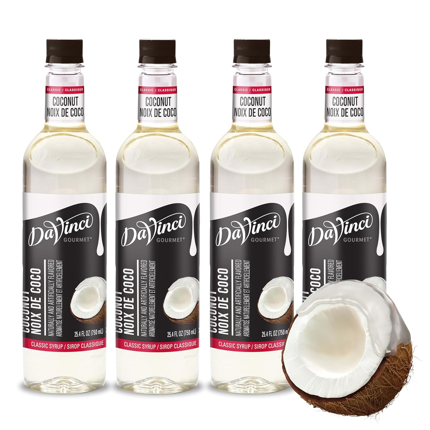 DaVinci Gourmet Classic Coconut Syrup for Flavorful Creations