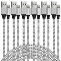 iPhone Lightning Cable 6Pack [3/3/6/6/6/10ft] - Durable Fast Charge