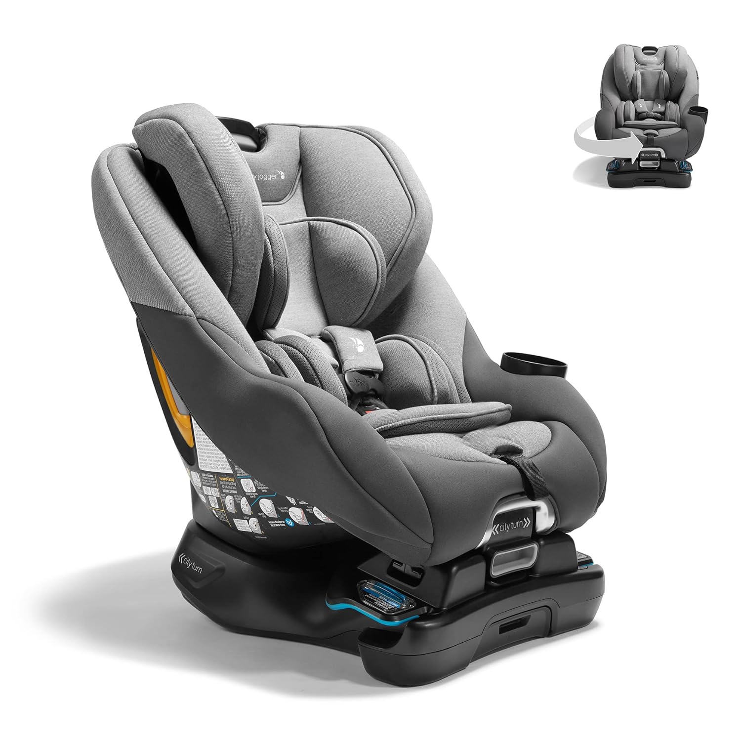 Baby Jogger 180 Rotating Car Seat, Lightweight COOLMAX Fabric