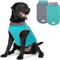 Fleece Dog Sweater Vest 2 Pack - Stretchy Reflective Sweatshirt