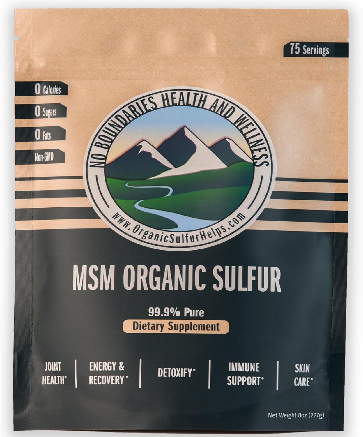 MSM Organic Sulfur Crystals: Premium All-Natural Health Supplement